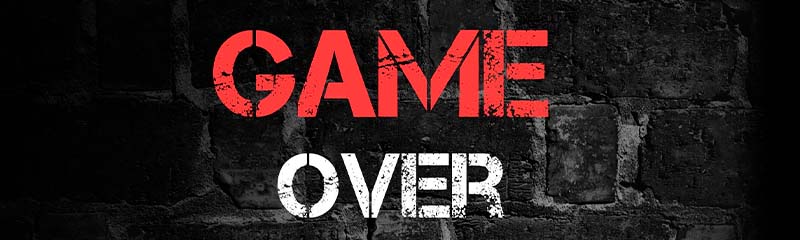 Звуки Game Over (Гейм овер) - проигрыш в игре